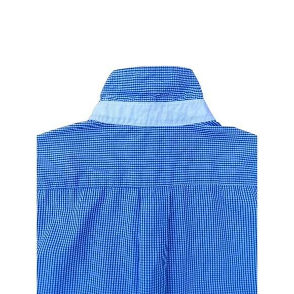 U.S. Polo Assn. Blue Casual Button Down Shirt with Tailored Fit - Picture 6 of 8